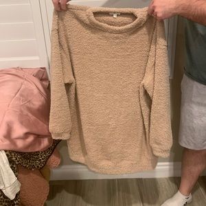 Teddy long shirt/dress